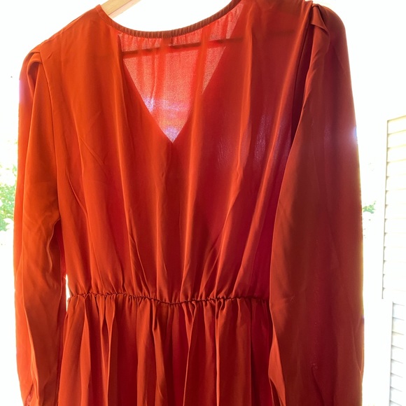 Burt Orange Formal Maxi Dress - Picture 3 of 5